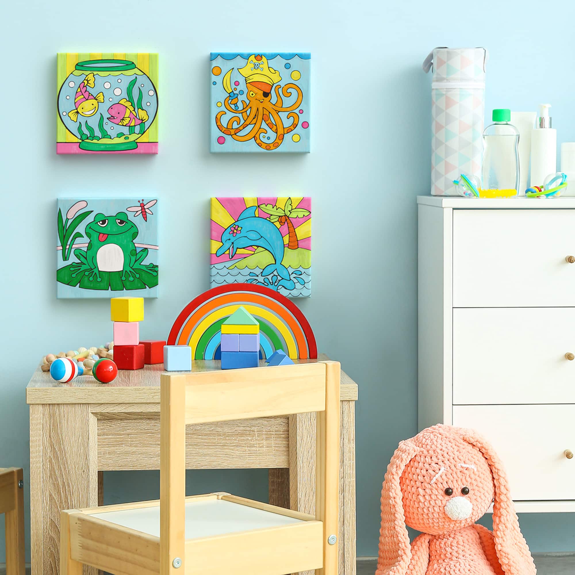 Arteza® Kids Canvas Paint Kit